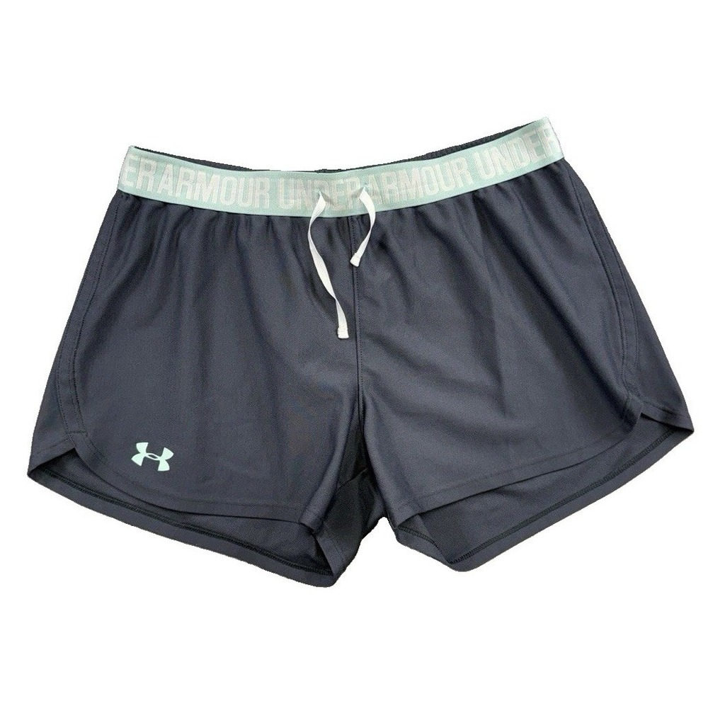Under Armour Women's Gray Athletic Shorts Size M Activewear Gym Comfort